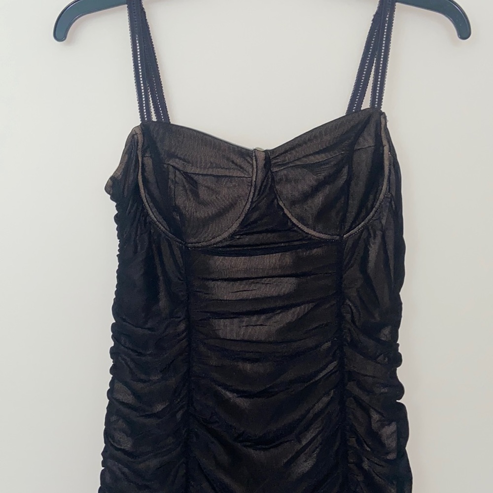 Majorelle revolve sheer midi dress with built in bustier
